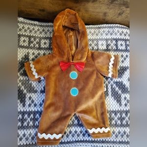 Build A Bear  Gingerbread Man Christmas  Costume New with tag